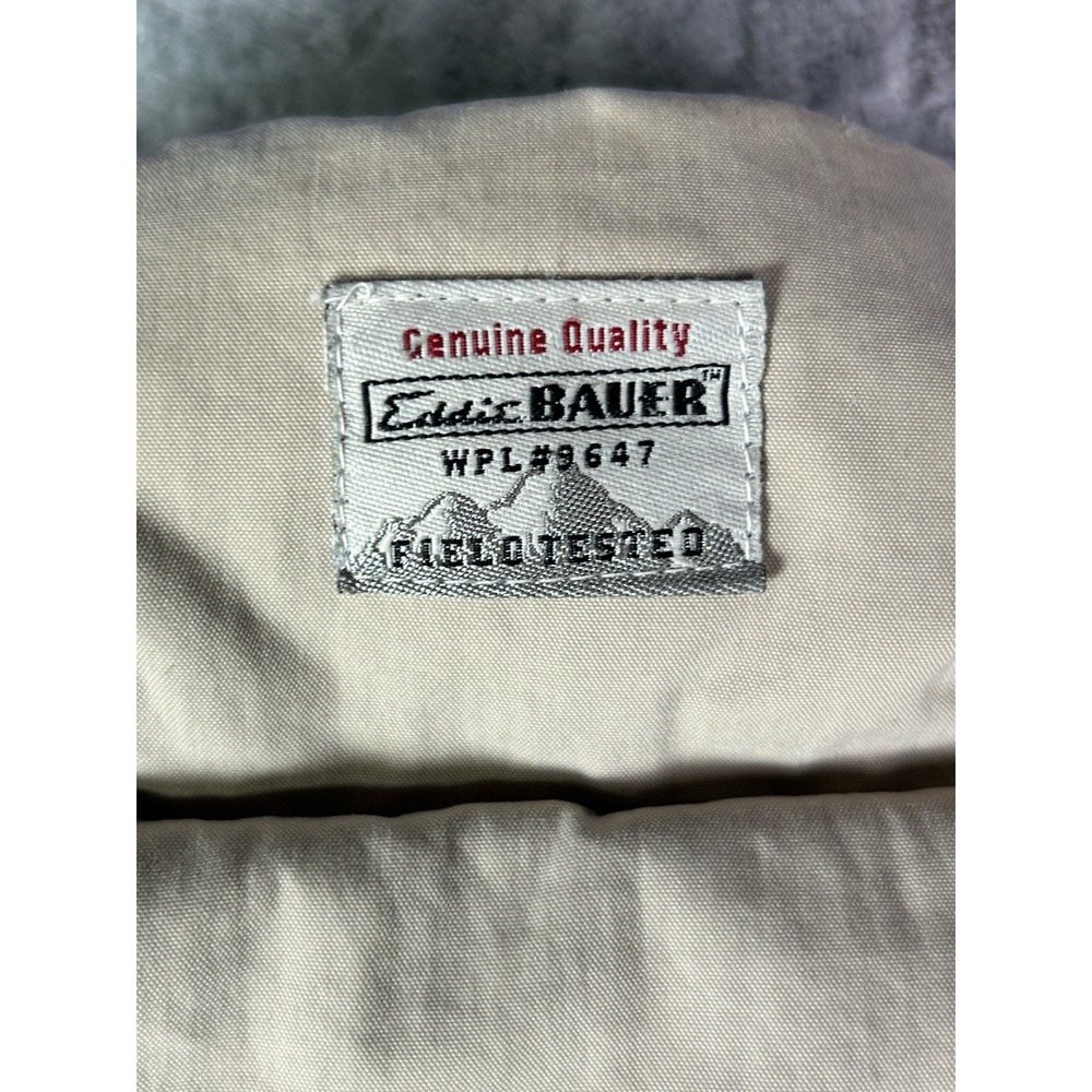 EDDIE BAUER VTG Goose Down Full Zip Puffer Vest Mens Size Large - Picture 9 of 9